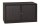 Gürkan Rollladenschrank schwarz 1 Fachboden 120,0 x 46,0 x 75,0 cm