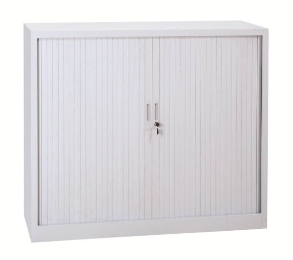 Gürkan Rollladenschrank lichtgrau 2 Fachböden 120,0 x 46,0 x 105,0 cm