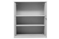 Gürkan Rollladenschrank lichtgrau 2 Fachböden 120,0 x 46,0 x 135,0 cm