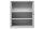 Gürkan Rollladenschrank lichtgrau 2 Fachböden 120,0 x 46,0 x 135,0 cm