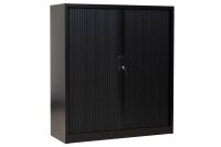 Gürkan Rollladenschrank schwarz 2 Fachböden...