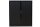 Gürkan Rollladenschrank schwarz 2 Fachböden 120,0 x 46,0 x 135,0 cm