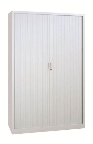 Gürkan Rollladenschrank lichtgrau 4 Fachböden 120,0 x 46,0 x 195,0 cm
