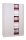 Gürkan Rollladenschrank lichtgrau 4 Fachböden 120,0 x 46,0 x 195,0 cm