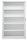 Gürkan Rollladenschrank verkehrsweiß 4 Fachböden 120,0 x 46,0 x 195,0 cm