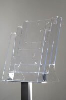 update displays Prospektständer Pillar silber DIN A4...