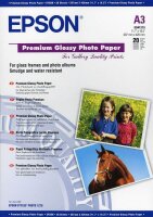 EPSON Fotopapier S041315 DIN A3 glänzend 255 g/qm 20...