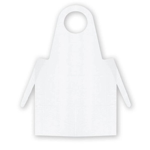 Meditrade® unisex Überwurfschürze weiß Einheitsgröße 100 St.