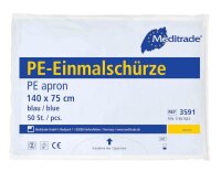 Meditrade® unisex Überwurfschürze blau...