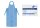 Meditrade® unisex Überwurfschürze blau Einheitsgröße 50 St.