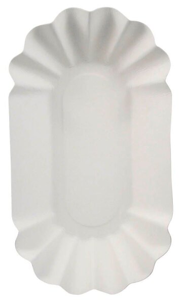 PAPSTAR Pappschalen weiß 10,5 x 17,5 cm, 250 St.