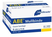 Meditrade® Mullbinden ABE® 1402 weiß 8,0 cm x 4,0 m, 20 St.
