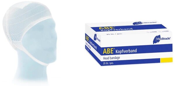 Meditrade® Kopfverband  ABE® 5194 weiß 23,0 x 10,0 cm, 25 St.