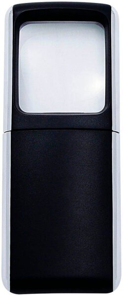 WEDO Lupe schwarz 3-fach, Ø 13,3 cm