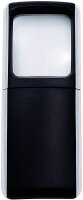 WEDO Lupe schwarz 3-fach, Ø 13,3 cm