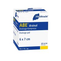 Meditrade® Vlies-Kompressen ABE® drainal mit Y-Schnitt 4118 weiß, 50 St.  ( 4118 )