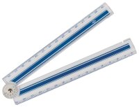 WEDO Schneidelineal 15-30 cm, silber