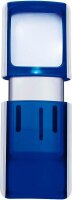 WEDO Lupe blau 3-fach, Ø 13,3 cm