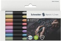 Schneider 020 Lackmarker farbsortiert 1,0 - 2,0 mm, 8 St.
