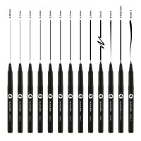 MOLOTOW Fineliner-Set schwarz, 13 Set