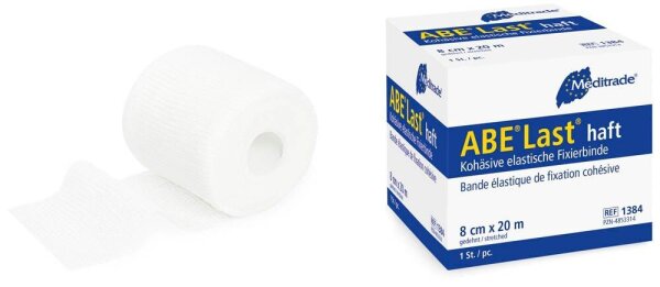 Meditrade® Fixierbinde   ABE® Last haft 1384 weiß 8,0 cm x 20,0 m, 1 St.
