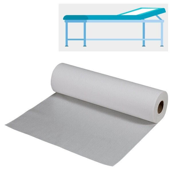 Meditrade® Ärztekrepp ROLLICEL® 1-lagig weiß 39,0 cm x 50,0 m, 6 Rollen