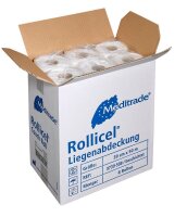 Meditrade® Ärztekrepp ROLLICEL® 1-lagig weiß 39,0 cm x 50,0 m, 6 Rollen