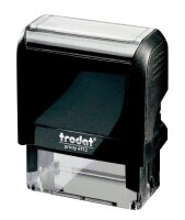trodat Textstempel, individualisierbar printy 4912 selbstfärbend schwarz ohne Logo, 1 St. -  Nachträglich per Gutschein personalisieren