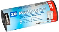 STARPAK Müllbeutel 30,0 l grau 17,0 µm, 20 St.
