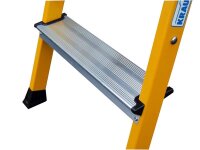 KRAUSE Klapptritt MONTO Rolly gelb 2x 2 Stufen, H: 55,0 cm