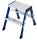 KRAUSE Klapptritt MONTO Rolly blau 2x 2 Stufen, H: 55,0 cm