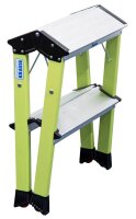 KRAUSE Klapptritt MONTO Rolly grün 2x 2 Stufen, H:...