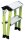 KRAUSE Klapptritt MONTO Rolly grün 2x 2 Stufen, H: 55,0 cm
