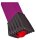 KRAUSE Klapptritt MONTO Rolly pink 2x 2 Stufen, H: 55,0 cm