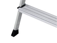 KRAUSE Klapptritt MONTO Rolly silber 2x 3 Stufen, H: 75,0 cm