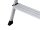 KRAUSE Klapptritt MONTO Rolly silber 2x 3 Stufen, H: 75,0 cm