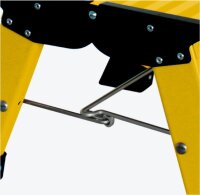 KRAUSE Klapptritt MONTO Treppy Plusline gelb 1 Stufe, H: 20,0 cm