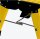 KRAUSE Klapptritt MONTO Treppy Plusline gelb 1 Stufe, H: 20,0 cm