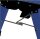 KRAUSE Klapptritt MONTO Treppy Plusline blau 1 Stufe, H: 20,0 cm