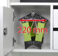 KRAUSE Klapptritt MONTO Treppy Plusline grün 1...