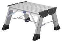 KRAUSE Klapptritt MONTO Treppy Plusline silber 1 Stufe,...