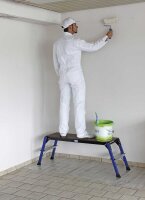 KRAUSE Arbeitsplattform MONTO StepTop blau 2 Stufen 41,0 x 110,0 cm