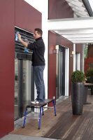 KRAUSE Arbeitsplattform MONTO StepTop blau 2 Stufen 41,0 x 110,0 cm