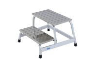 KRAUSE Montagetritt STABILO  silber 2 Stufen, H: 41,0 cm