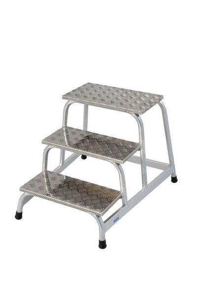 KRAUSE Montagetritt STABILO  silber 3 Stufen, H: 61,0 cm
