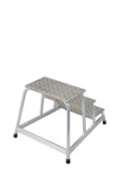 KRAUSE Montagetritt STABILO  silber 3 Stufen, H: 61,0 cm