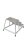 KRAUSE Montagetritt STABILO  silber 3 Stufen, H: 61,0 cm