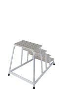 KRAUSE Montagetritt STABILO  silber 4 Stufen, H: 81,0 cm