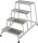 KRAUSE Montagetritt STABILO  silber 4 Stufen, H: 81,0 cm