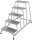 KRAUSE Montagetritt STABILO  silber 5 Stufen, H: 101,0 cm